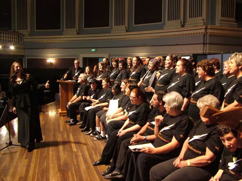 Copyright Transformers Choir - Used with Permission